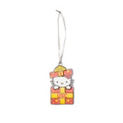 USC Trojans Hello Kitty in a Present Metal Ornament